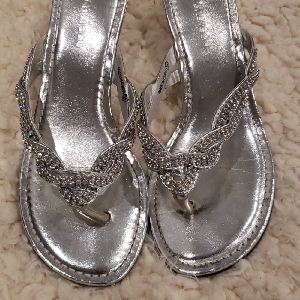 Rhinestone sandals - Picture 2 of 4